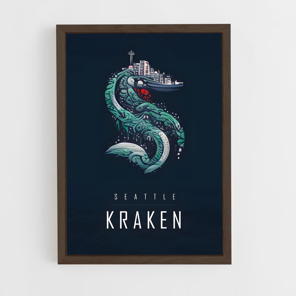 Poster Kraken Rising – affiche Hockey sur glace (vue 5)